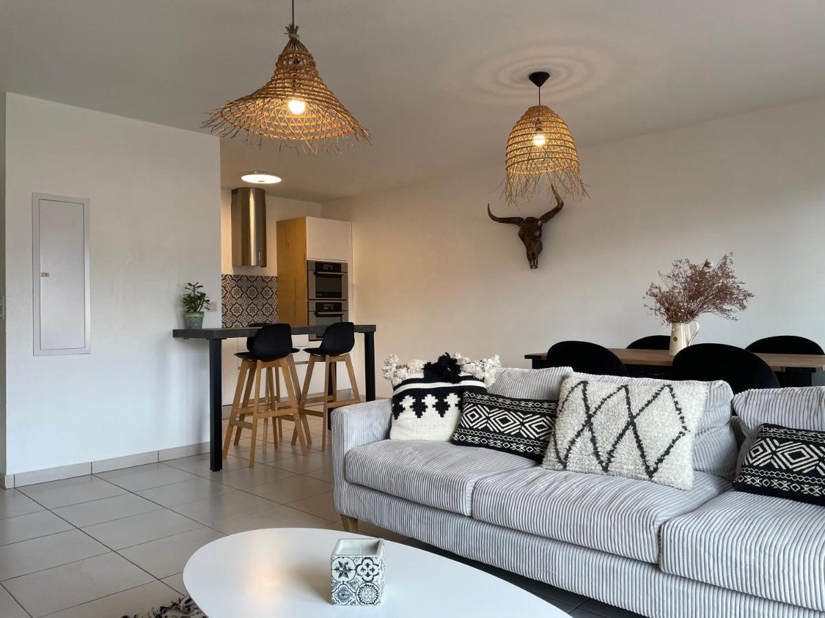 Appartement T3 Climatise,Balcon, Classe 3 Etoiles Le Boulou Exterior foto